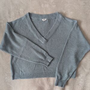 3/$30 Knit V-Neck Sweater Blue